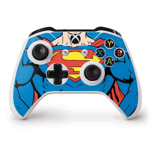 DC Comics Superman Vintage Chest Xbox One S Controller Skin