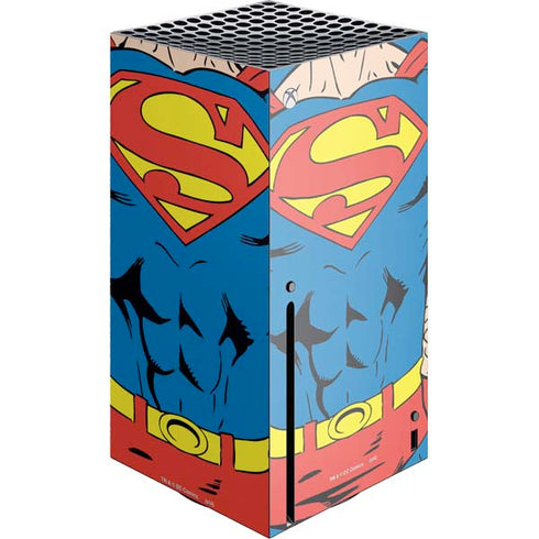 DC Comics Superman Vintage Chest Xbox Series X Console Skin