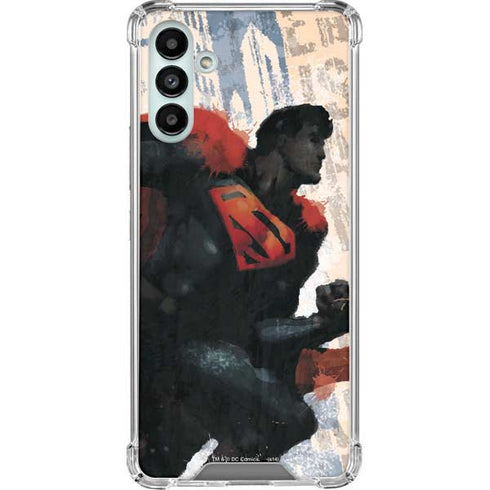 DC Comics Superman Color Sketch Galaxy A13 5G Clear Case