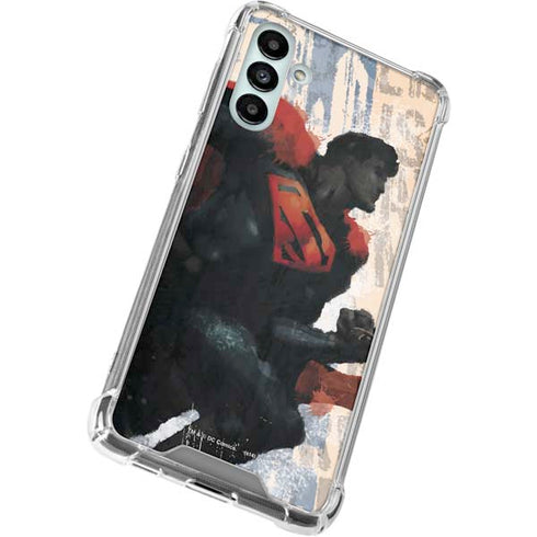 DC Comics Superman Color Sketch Galaxy A13 5G Clear Case