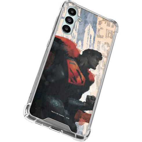 DC Comics Superman Color Sketch Galaxy A15 5G Clear Case