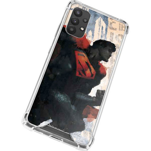 DC Comics Superman Color Sketch Galaxy A32 5G Clear Case