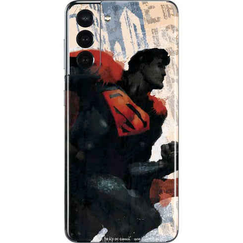 DC Comics Superman Color Sketch Galaxy S21 5G Skin