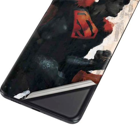 DC Comics Superman Color Sketch Galaxy S21 5G Skin