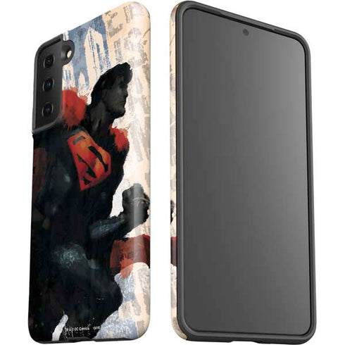 DC Comics Superman Color Sketch Galaxy S21 Plus 5G Pro Case