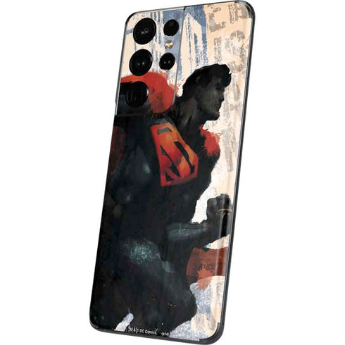 DC Comics Superman Color Sketch Galaxy S21 Ultra 5G Skin