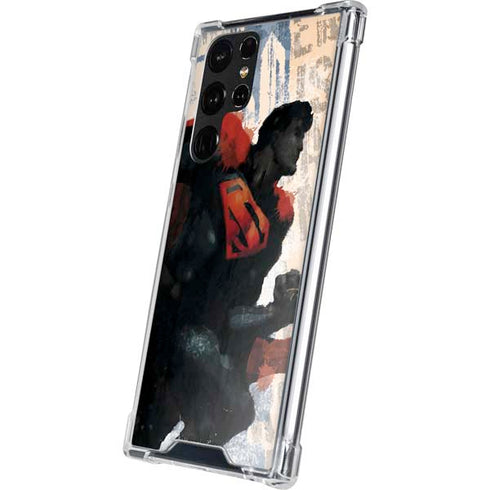 DC Comics Superman Color Sketch Galaxy S22 Ultra Clear Case