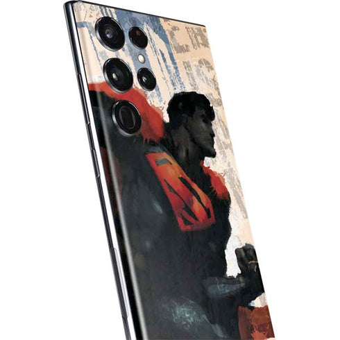 DC Comics Superman Color Sketch Galaxy S22 Ultra Skin