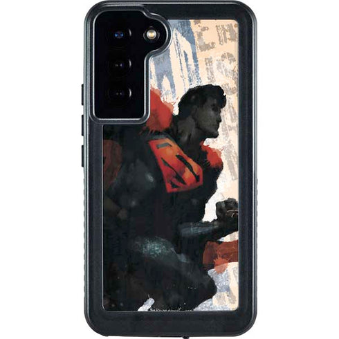 DC Comics Superman Color Sketch Galaxy S23 Plus Waterproof Case