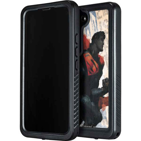 DC Comics Superman Color Sketch Galaxy S23 Plus Waterproof Case