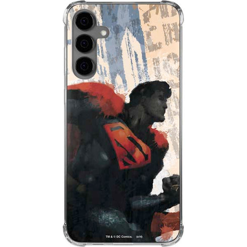 DC Comics Superman Color Sketch Galaxy S24 Plus Clear Case
