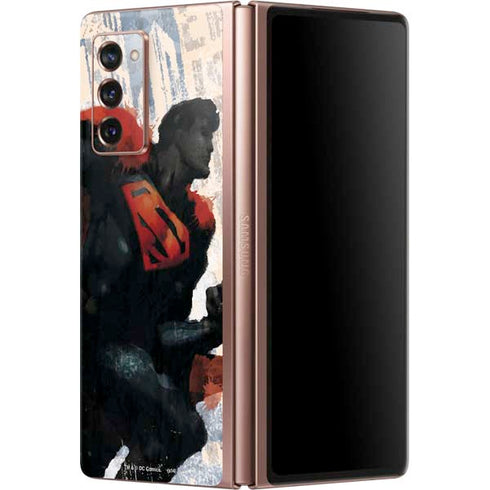 DC Comics Superman Color Sketch Galaxy Z Fold2 5G Skin