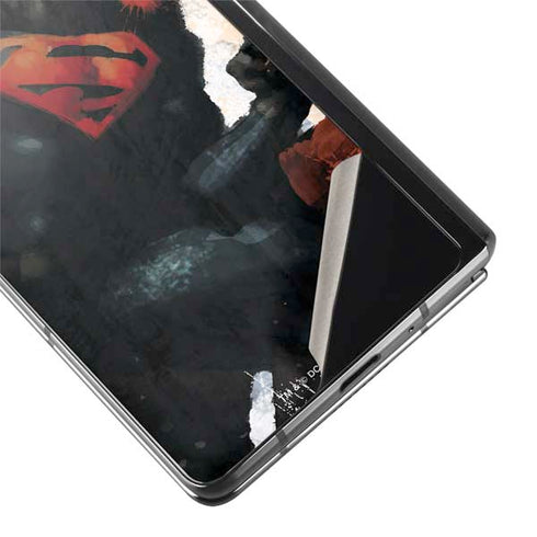 DC Comics Superman Color Sketch Galaxy Z Fold2 5G Skin