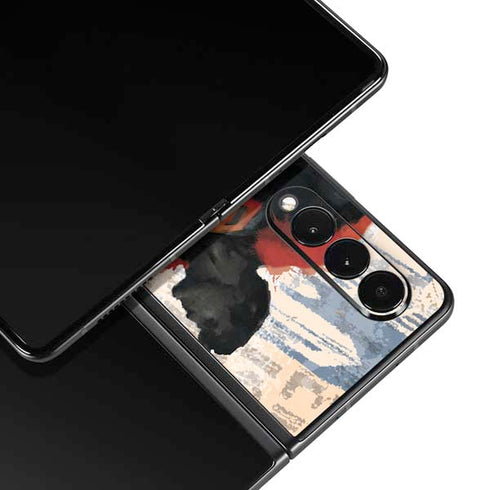 DC Comics Superman Color Sketch Galaxy Z Fold3 5G Skin