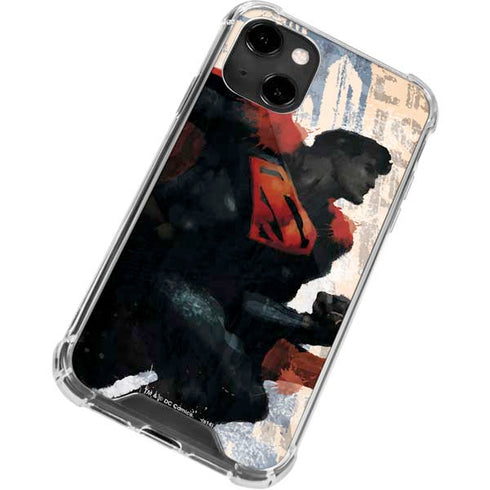 DC Comics Superman Color Sketch iPhone 14 Clear Case