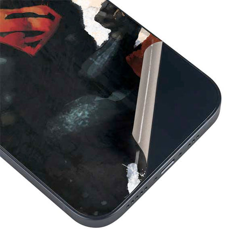 DC Comics Superman Color Sketch iPhone 15 Plus Skin