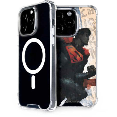 DC Comics Superman Color Sketch iPhone 15 Pro MagSafe Case