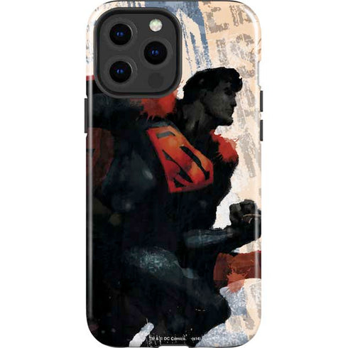 DC Comics Superman Color Sketch iPhone 15 Pro Max Impact Case