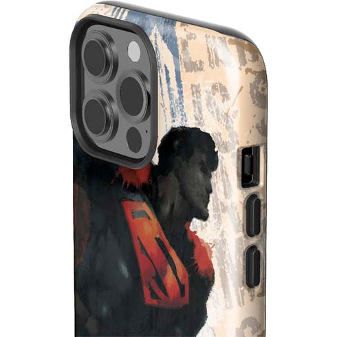 DC Comics Superman Color Sketch iPhone 15 Pro Max Impact Case
