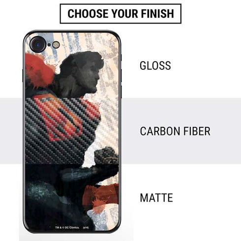 DC Comics Superman Color Sketch iPhone SE (2nd & 3rd Gen) Skin