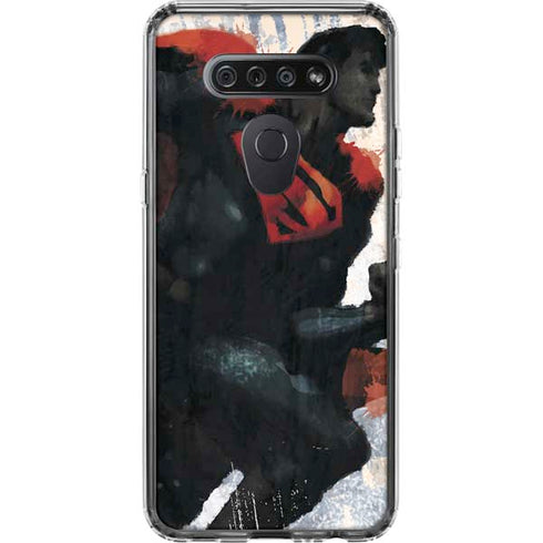 DC Comics Superman Color Sketch LG K51/Q51 Clear Case