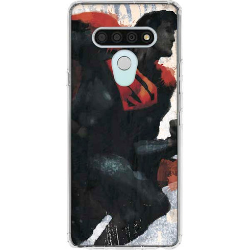 DC Comics Superman Color Sketch LG Stylo 6 Clear Case