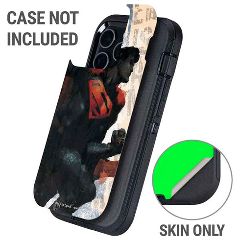 DC Comics Superman Color Sketch Otterbox Defender iPhone Skin