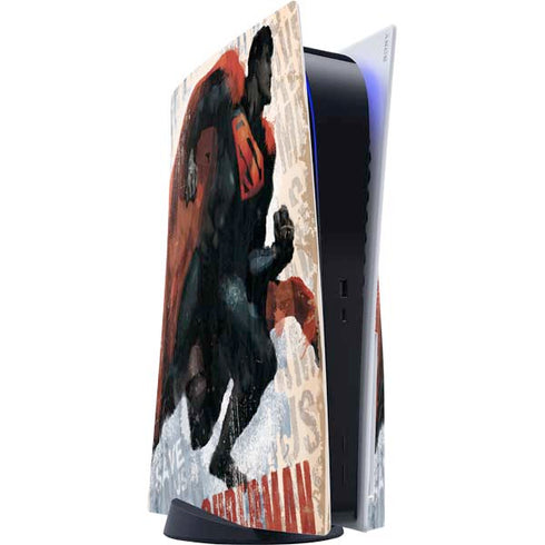 DC Comics Superman Color Sketch PS5 Console Skin
