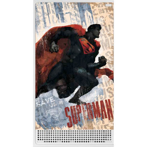 DC Comics Superman Color Sketch Xbox Series S Console Skin