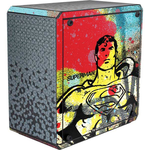 DC Comics Superman Color Splatter Cooler Master MasterBox Q300L Mini Tower Skin