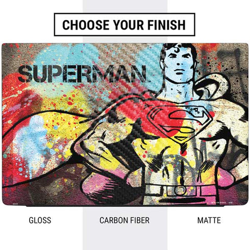 DC Comics Superman Color Splatter Dell Vostro Skin