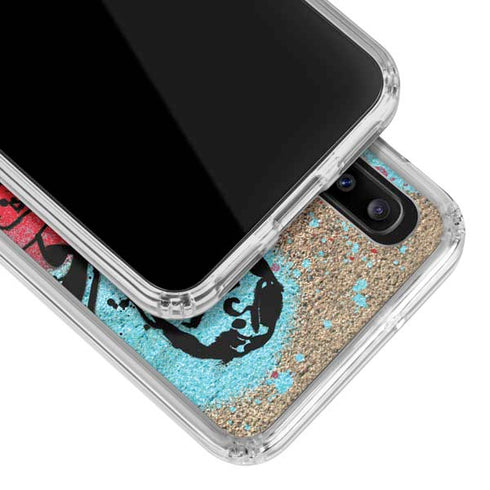 DC Comics Superman Color Splatter Galaxy A30 Clear Case