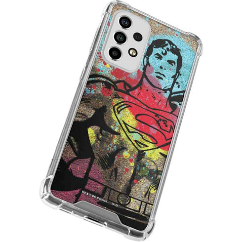 DC Comics Superman Color Splatter Galaxy A53 5G Clear Case