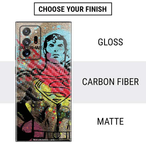 DC Comics Superman Color Splatter Galaxy Note20 Ultra 5G Skin