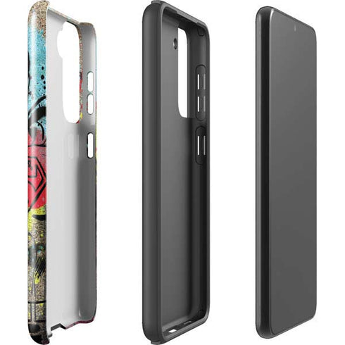 DC Comics Superman Color Splatter Galaxy S21 Plus 5G Pro Case