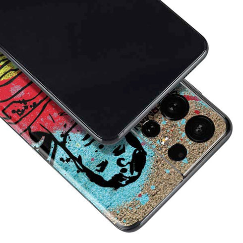 DC Comics Superman Color Splatter Galaxy S21 Ultra 5G Skin