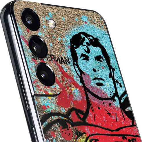 DC Comics Superman Color Splatter Galaxy S22 Skin