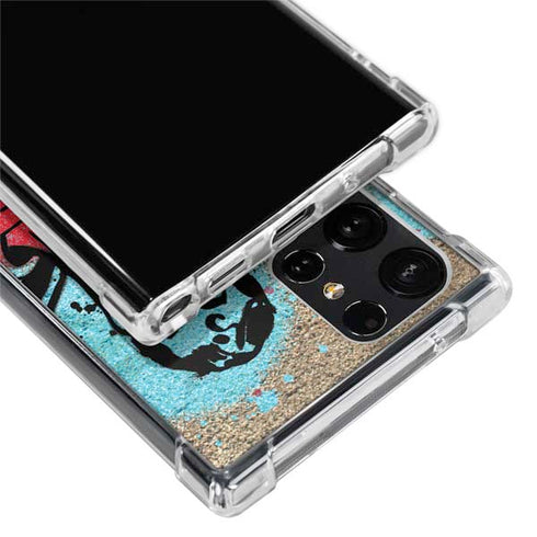 DC Comics Superman Color Splatter Galaxy S22 Ultra Clear Case