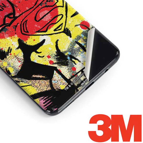DC Comics Superman Color Splatter Galaxy S9 Plus Skin