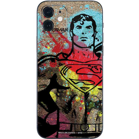 DC Comics Superman Color Splatter iPhone 12 Mini Skin