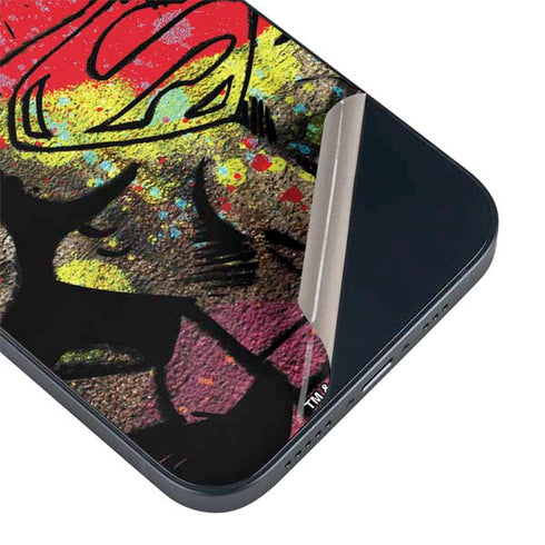 DC Comics Superman Color Splatter iPhone 14 Plus Skin