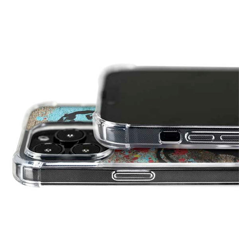 DC Comics Superman Color Splatter iPhone 14 Pro Max MagSafe Case