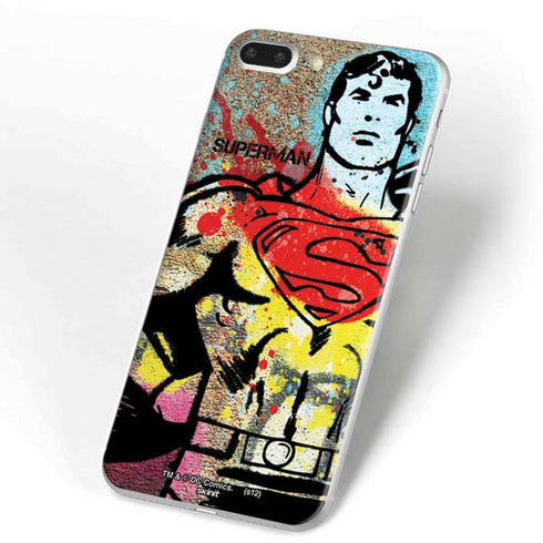 DC Comics Superman Color Splatter iPhone 7 Plus Skin
