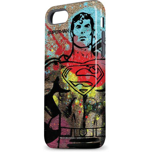 DC Comics Superman Color Splatter iPhone 7 Pro Case