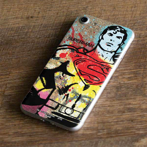 DC Comics Superman Color Splatter iPhone 7 Skin