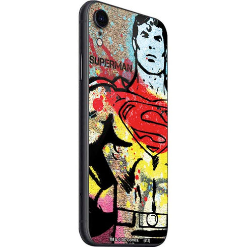 DC Comics Superman Color Splatter iPhone SE (2nd & 3rd Gen) Skin