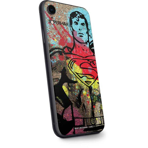 DC Comics Superman Color Splatter iPhone XR Skin