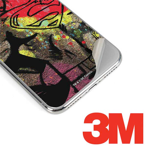 DC Comics Superman Color Splatter iPhone XS Max Skin