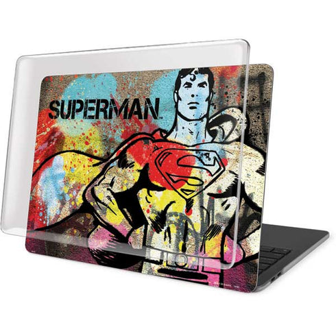 DC Comics Superman Color Splatter MacBook Pro 16in (2019-20) Case plus Skin