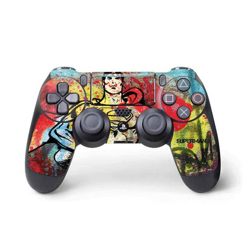 DC Comics Superman Color Splatter PS4 Pro/Slim Controller Skin